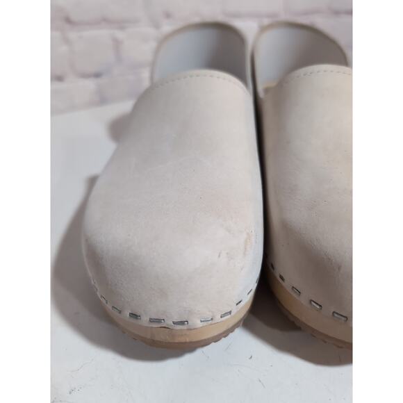 Sandgrens Brett Low Closed-Back Swedish Clogs EUR 39 Womens Size 8-8.5 Beige - Picture 7 of 14